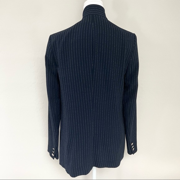 Tommy Hilfiger Navy Pinstripe Blazer - Picture 2 of 6